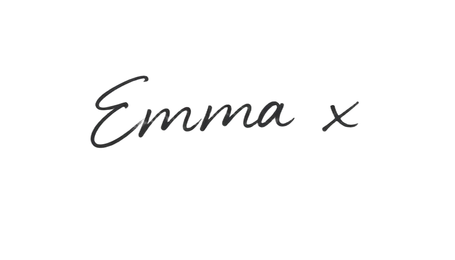 Emma's handwritten signature